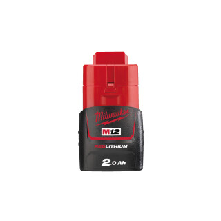 Milwaukee 12V Akku M12 B2 2.0AH XX, Red Li-Ion