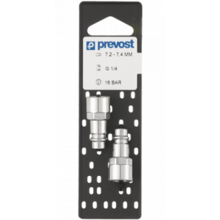 Prevost NIPPEL 7,2-7,4 AUF LOCHPLATTEN Menge = 2 IG BSPP = G 3/8
