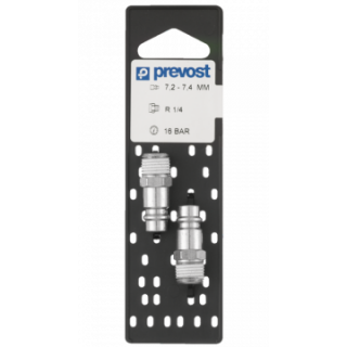 Prevost NIPPEL 7,2-7,4 AUF LOCHPLATTEN Menge = 2 AG BSPT = R 1/4