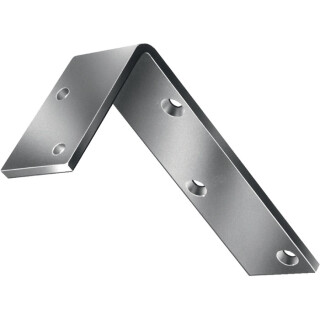Winkel L.100x50mm B.40mm S.5mm STA roh blau verz.VORMANN