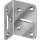 Verstellwinkel L.50x35mm B.70mm S.2mm STA roh blau verz.VORMANN