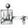 Gartentorfalle Typ 1 H100xB80xS2mm blau verz.re./links,m.Klinkhaken VORMANN