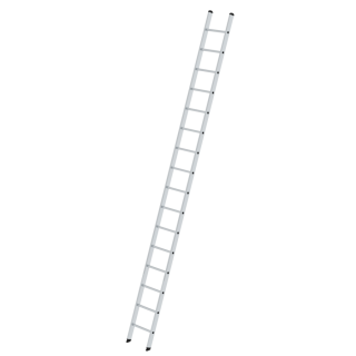 MUNK Günzburger Steigtechnik Sprossen-Anlegeleiter ohne Traverse  16 Sprossen, 420mm Breit