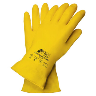 Haushaltshandschuhe YELLOW/BLUE CLEANER Gr.7-10 gelb/blau Latex EN 388,EN 374 PSA III NITRAS