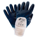 Handschuhe 3410P/3430P Gr.10 weiß gebleicht/blau EN...