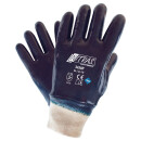 Handschuhe 3420P Gr.10 weiß gebleicht/blau EN 388...