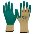 Handschuhe GRIP Gr.8-11 gelb/grün EN 388 PSA II NITRAS