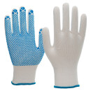 Handschuhe 6100 Gr.6-10 weiß/blau EN 388 PSA II NITRAS
