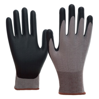 Handschuhe SKIN-CLEAN Gr.6-11 grau/schwarz EN 388 PSA II NITRAS