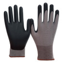 Handschuhe SKIN-CLEAN Gr.6-11 grau/schwarz EN 388 PSA II...
