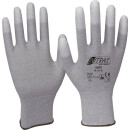 Handschuhe 6230T Gr.5-11 grau/weiß EN 388,EN 16350...