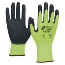 NITRAS-3515 Handschuhe NEON Gr.7-12 neongelb/schwarz EN...