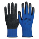 Handschuhe 3521 Gr.7-12 grau/schwarz EN 388 PSA II NITRAS