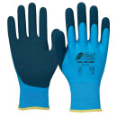 Handschuhe SOFT GRIP Gr.7-11 hellblau/dunkelblau EN 388...