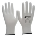 Handschuhe 6220 Gr.6-10 weiß EN 388 PSA I NITRAS