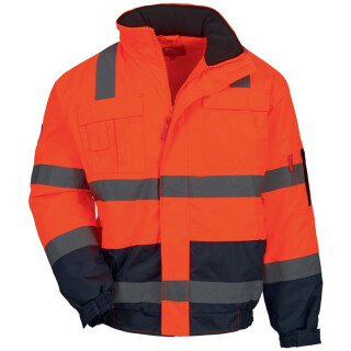 Warnschutz-Pilotenjacke MOTION TEX VIZ Gr.XS-XXXXL neonorange/neongelb NITRAS