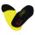 Einlegesohle ERGO STEP HIGH Gr.35-50 schwarz/gelb NITRAS
