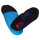 Einlegesohle ERGO STEP MEDIUM Gr.35-50 schwarz/blau NITRAS
