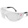 Schutzbrille VISION PROTECT OTG EN 166 Bügel schwarz transparent/Scheiben klar