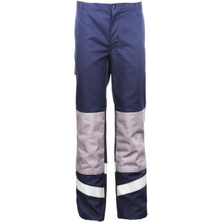 Asatex® Multinorm-Bundhose flammhemmend Kat. III , mit Reflexstreifen und Knietaschen