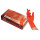 Einweghandschuh TOUGH GRIP N orange Nitril EN 374 PSA III 50 ST/BX NITRAS