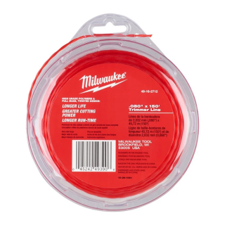 Milwaukee Schneidfaden Freischneider 45 m, Fadenstärke 2,0 mm für Rasentrimmer - 1 Stk.