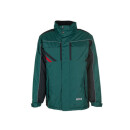 Planam Highline Winterjacke | Farbe grün/schwarz/rot