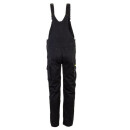 Planam Stretchline Latzhose | Farbe: schwarz