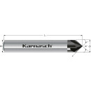 Karnasch® D1=8mm D2=8mm L1=63mm VHM-Entgrater, lang,...