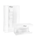 MaiMed® – Wandhalter aus Acryl mit Feder...