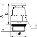 CONEX® Selbstsicherende Steckverbinder Gerade...