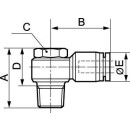 CONEX® Winkel-Schwenkverschraubung mit konischem...