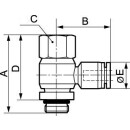 CONEX® Winkel-Schwenkverschraubung mit zylindrischem...