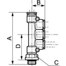 CONEX® Gleichseitiger dreifacher Verbinder mit...