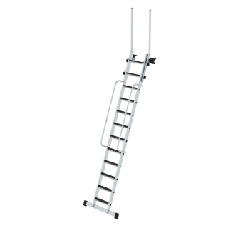 MUNK Günzburger Steigtechnik Geschossleitern zum Einhängen inkl. Umbau auf Geschosshöhe 2780mm / Einhängehohe 2680mm kpl. mit Zubehör