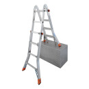 MONTO® Höhenverstellbare Sprossen-Gelenkleiter...