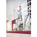 MONTO® Höhenverstellbare Sprossen-Gelenkleiter 4x4 Sprosen TeleMatic®