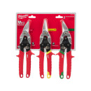 Milwaukee Blechscheren Promo-Set 3-tlg.
