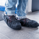 NITRAS CPE-Überschuhe, gehämmert, 45 μ,...