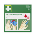 Cederroth Fingerverband Soft Foam Bandage Blue 6 cm x 4,5 m