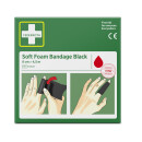 Cederroth Fingerverband Soft Foam Bandage Black 6 cm x 4.5 m
