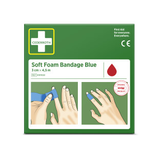 Cederroth Fingerverband Soft Foam Bandage Beige 3 cm x 4.5 m
