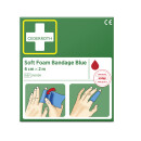 Cederroth Fingerverband Soft Foam Bandage Blue 6 cm x 2 m
