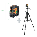 Geo-Fennel Kreulinienlaser Geo1X-Green SET mit Stativ