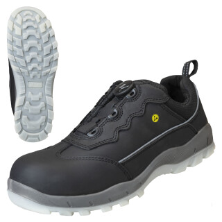 Nitras 7306 Sport Step Fit schwarz, Sicherheitshalbschuh, S3,