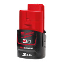 Milwaukee 12V Akku M12 B3 3.0AH XXX, Red Li-Ion