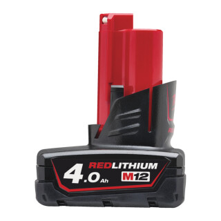 Milwaukee 12V Akku M12B4 4.0AH XXX, Red Li-Ion