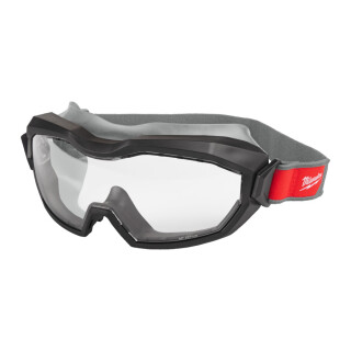 Milwaukee Hoch-Profil-Vollsichtbrille unbelüftet, klar