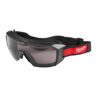 Milwaukee Niedrig-Profil-Vollsichtbrille belüftet, getönt