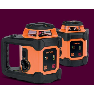 Geo Fennel Horizontallaser Roneo & FR 50 Maxi-Set, Empfänger, Ladegerät, Akku, Nivillierlatte, Stativ in Toolbox